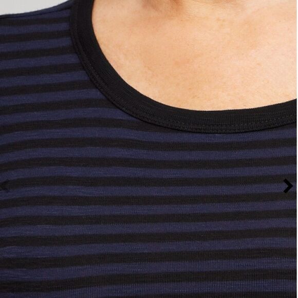 Chico’s SZ 0 striped long sleeve top - Picture 3 of 12